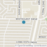 Map location of 9315 Locarno Drive, Dallas, TX 75243