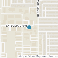 Map location of 2818 Satsuma Drive, Dallas, TX 75229