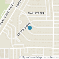 Map location of 645 Joyce Drive, Garland, TX 75040