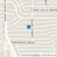 Map location of 3156 Whitehall Drive, Dallas, TX 75229