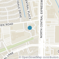 Map location of 11106 Valleydale Dr #C, Dallas TX 75230