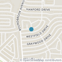 Map location of 9056 Woodshore Drive, Dallas, TX 75243