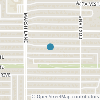 Map location of 3742 Whitehall Drive, Dallas, TX 75229
