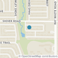 Map location of 5009 Meridian Lane, Fort Worth, TX 76244