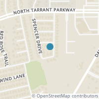 Map location of 8313 Valley Oaks Drive, North Richland Hills, TX 76182