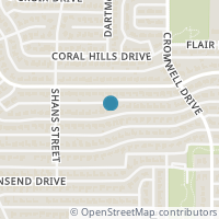 Map location of 3263 Whitehall Drive, Dallas, TX 75229