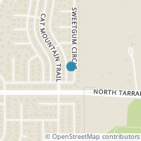 Map location of 1516 Sweetgum Circle, Keller, TX 76248