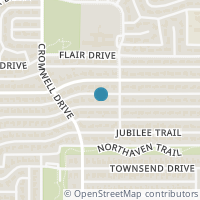 Map location of 3439 Whitehall Dr, Dallas TX 75229
