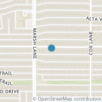 Map location of 3728 Northaven Road, Dallas, TX 75229