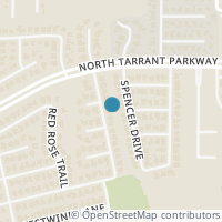 Map location of 8336 Park Brook Drive, North Richland Hills, TX 76182