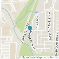Map location of 31 Vanguard Way, Dallas, TX 75243
