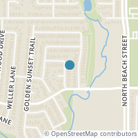 Map location of 8924 Silent Brook Ln, Fort Worth TX 76244