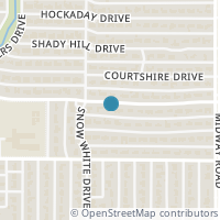 Map location of 4024 Alta Vista Lane, Dallas, TX 75229