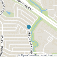 Map location of 9659 Millridge Drive, Dallas, TX 75243