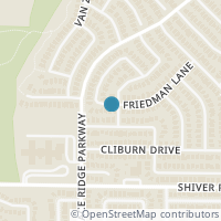 Map location of 4820 Friedman Ln, Fort Worth TX 76244