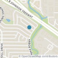 Map location of 9651 Timberleaf Drive, Dallas, TX 75243