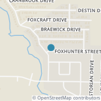 Map location of 520 FOXHUNTER Street, Fort Worth, TX 76131