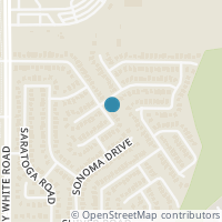 Map location of 5405 Emmeryville Lane, Fort Worth, TX 76244