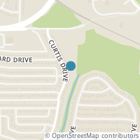 Map location of 722 Curtis Drive, Garland, TX 75040