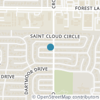 Map location of 11578 Cromwell Circle, Dallas, TX 75229