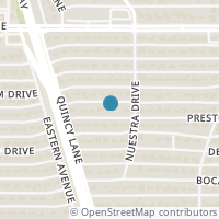 Map location of 5545 Preston Haven Drive, Dallas, TX 75230