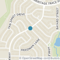 Map location of 9177 Hawley Drive, Fort Worth, TX 76244