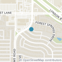 Map location of 9417 Timberleaf Drive, Dallas, TX 75243