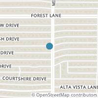 Map location of 4157 Hockaday Drive, Dallas, TX 75229