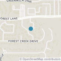 Map location of 11703 Forest Court, Dallas, TX 75230