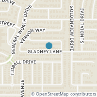 Map location of 3925 Gladney Lane, Fort Worth, TX 76244