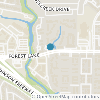 Map location of 9601 Forest Lane #411, Dallas, TX 75243