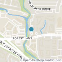 Map location of 9601 Forest Lane #1225, Dallas, TX 75243