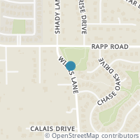 Map location of 1316 Willis Lane, Keller, TX 76248