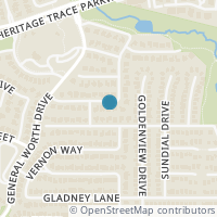Map location of 4008 Kimbell Drive, Fort Worth, TX 76244