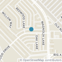 Map location of 3213 Kenwood Drive, Rowlett, TX 75089