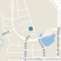 Map location of 636 Bridgewater Road, Fort Worth, TX 76131