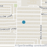 Map location of 4430 Myerwood Ln, Dallas TX 75244