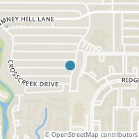 Map location of 10018 Hickory Crossing, Dallas, TX 75243