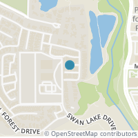 Map location of 7312 Park Lake Drive, Dallas, TX 75230