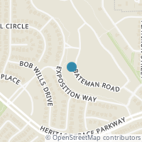 Map location of 4920 Bateman Road, Fort Worth, TX 76244