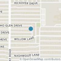 Map location of 4365 Fawnhollow Drive, Dallas, TX 75244