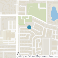 Map location of 6924 Stone Meadow Drive, Dallas, TX 75230