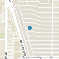 Map location of 5510 Williamstown Road, Dallas, TX 75230