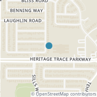 Map location of 9608 Bragg Road, Fort Worth, TX 76177
