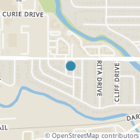 Map location of 406 Gloria Dr, Garland TX 75042
