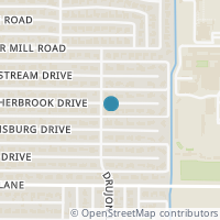 Map location of 4906 Heatherbrook Drive, Dallas, TX 75244