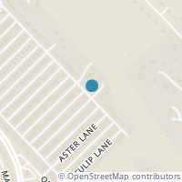 Map location of 3601 Jasmine Lane, Rowlett, TX 75089
