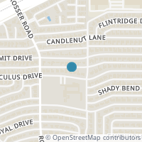 Map location of 4055 Calculus Drive, Dallas, TX 75244