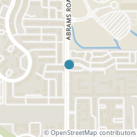 Map location of 12484 Abrams Road #1723, Dallas, TX 75243