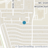 Map location of 12385 Montego Plaza, Dallas, TX 75230